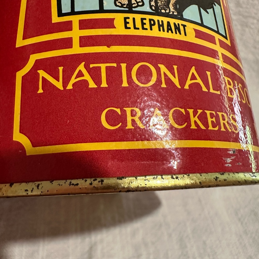 Vintage National Biscuit Company 1979 BARNUM'S ANIMALS Tin NABISCO Advertisement - Picture 9 of 9